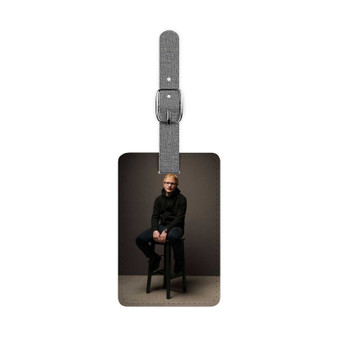 Ed Sheeran Quality Best Polyester Saffiano Rectangle White Luggage Tag Card Insert