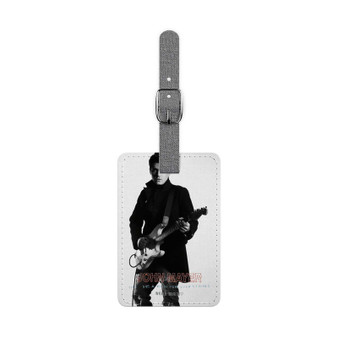 John Mayer World Tour 2017 Polyester Saffiano Rectangle White Luggage Tag Card Insert