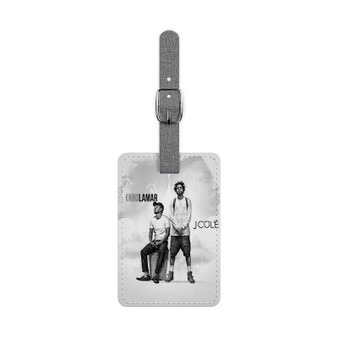 Kendrick Lamar and J Cole Best Polyester Saffiano Rectangle White Luggage Tag Card Insert
