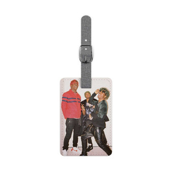 Lil Yachty Ken Rebel Lil Uzi Vert Polyester Saffiano Rectangle White Luggage Tag Card Insert