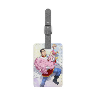 My Love Story Polyester Saffiano Rectangle White Luggage Tag Card Insert