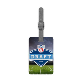 NFL Draft 2017 Polyester Saffiano Rectangle White Luggage Tag Card Insert