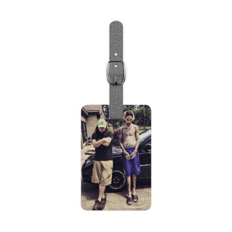 Suicideboys Quality Polyester Saffiano Rectangle White Luggage Tag Card Insert