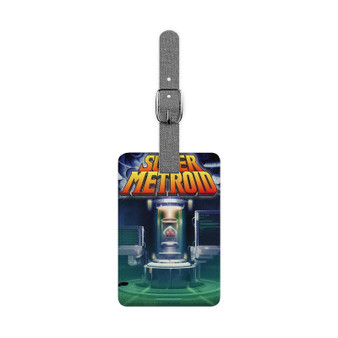 Super Metroid Arts Best Polyester Saffiano Rectangle White Luggage Tag Card Insert