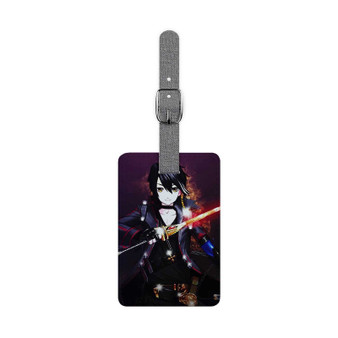 Sword Valkyrie Online Polyester Saffiano Rectangle White Luggage Tag Card Insert