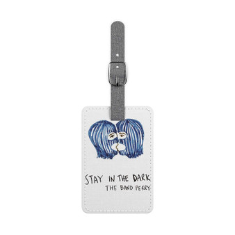 The Band Perry Stay In The Dark Polyester Saffiano Rectangle White Luggage Tag Card Insert