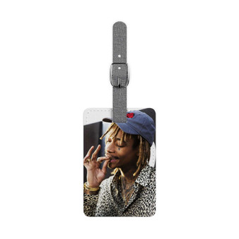 Wiz Khalifa Best Polyester Saffiano Rectangle White Luggage Tag Card Insert