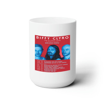 Biffy Clyro Tour Dates 2017 White Ceramic Mug 15oz Sublimation With BPA Free