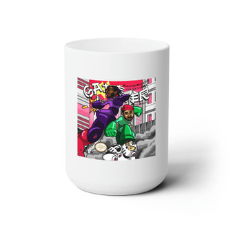 Game Over Rizzo Rizzo Feat Lil Uzi Vert White Ceramic Mug 15oz Sublimation With BPA Free
