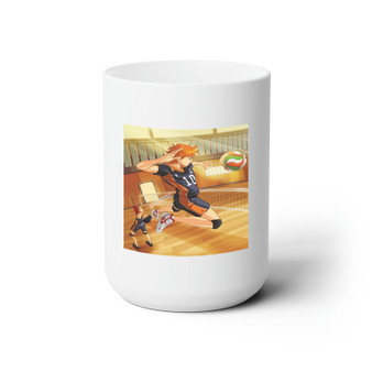 Haikyuu Arts White Ceramic Mug 15oz Sublimation With BPA Free