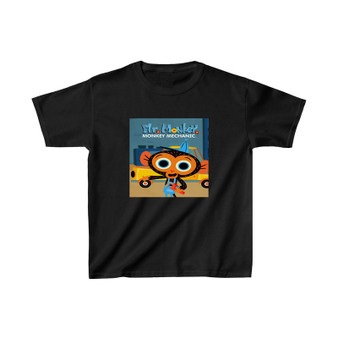 Mr Monkey Monkey Mechanic Kids T-Shirt Clothing Heavy Cotton Tee