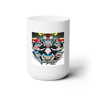 Voltron Legendary Defender Best White Ceramic Mug 15oz Sublimation With BPA Free