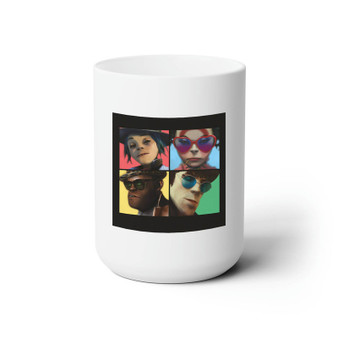 We Got The Power Gorillaz Feat Jehnny Beth White Ceramic Mug 15oz Sublimation With BPA Free