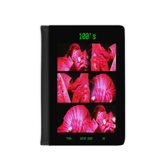 100s Tyga Feat Chief Keef AE PU Faux Leather Passport Cover Wallet Black Holders Luggage Travel