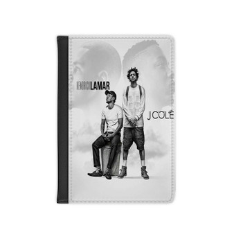 Kendrick Lamar and J Cole Best PU Faux Leather Passport Cover Wallet Black Holders Luggage Travel