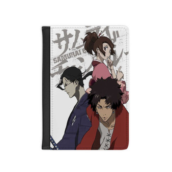 Samurai Champloo Best PU Faux Leather Passport Cover Wallet Black Holders Luggage Travel