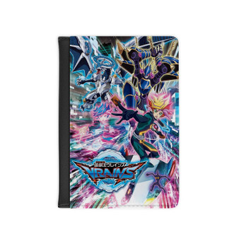 Yu Gi Oh VRAINS PU Faux Leather Passport Cover Wallet Black Holders Luggage Travel