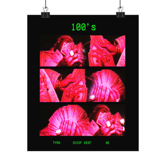 100s Tyga Feat Chief Keef AE Art Print Satin Silky Poster Wall Home Decor