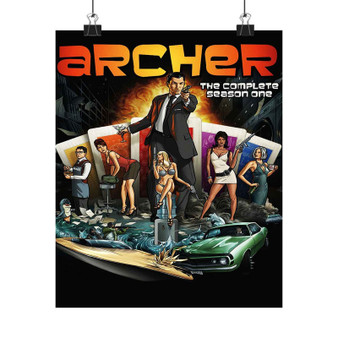Archer Best Art Print Satin Silky Poster Wall Home Decor
