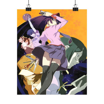 Bakemonogatari Arts Art Print Satin Silky Poster Wall Home Decor