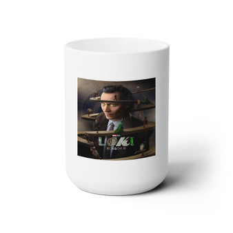 Loki Season 2 White Ceramic Mug 15oz With BPA Free