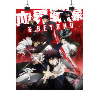 Blood Blockade Battlefront Art Print Satin Silky Poster Wall Home Decor