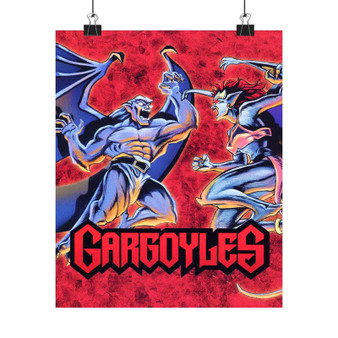 Gargoyles Best Art Print Satin Silky Poster Wall Home Decor