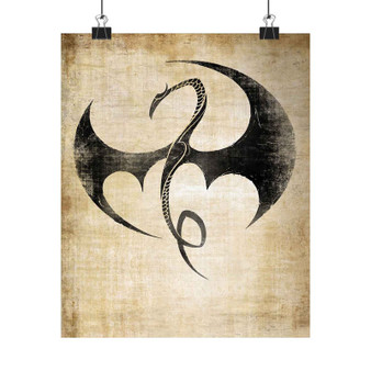 Iron Fist Marvel Art Print Satin Silky Poster Wall Home Decor