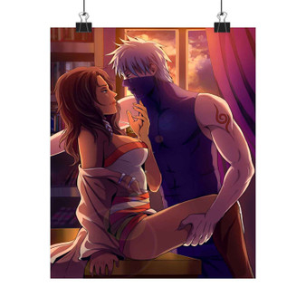 Kakashi and Seiren Art Print Satin Silky Poster Wall Home Decor