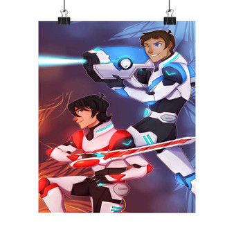 Keith and Lance Voltron Legendary Defender Art Print Satin Silky Poster Wall Home Decor