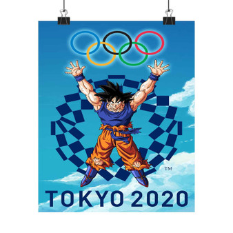 Olimpiade Tokyo 2020 Art Print Satin Silky Poster Wall Home Decor