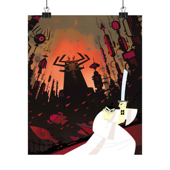 Samurai Jack Best Art Print Satin Silky Poster Wall Home Decor