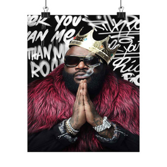 She On My Dick Rick Ross Feat Gucci Mane Art Print Satin Silky Poster Wall Home Decor