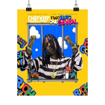 Two Zero One Seven Chief Keef Art Print Satin Silky Poster Wall Home Decor
