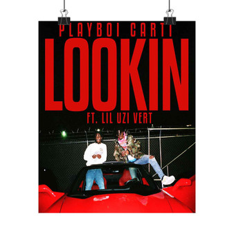 Woke Up Like This Playboi Carti Feat Lil Uzi Vert Art Print Satin Silky Poster Wall Home Decor