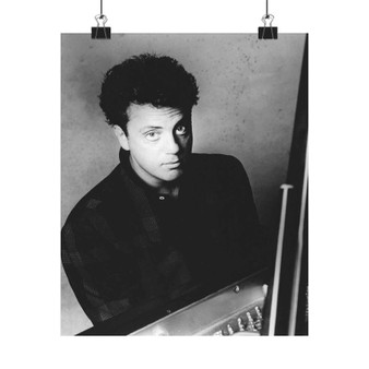 Young Billy Joel Art Print Satin Silky Poster Wall Home Decor