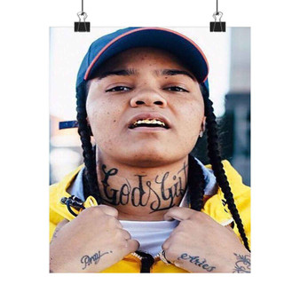 Young MA Best Art Print Satin Silky Poster Wall Home Decor