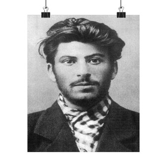 Young Stalin Joseph Art Print Satin Silky Poster Wall Home Decor