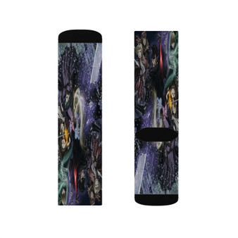 Berserk Cheap Sublimation White Socks Polyester Unisex Regular Fit