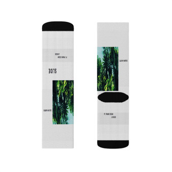 Calvin Harris ft Frank Ocean Migos Slide Sublimation White Socks Polyester Unisex Regular Fit