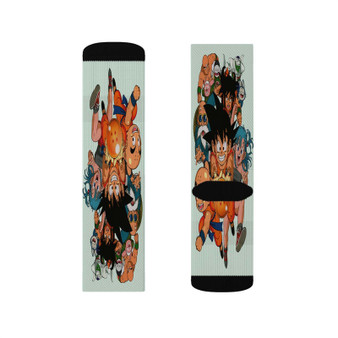 Dragon Ball Best Sublimation White Socks Polyester Unisex Regular Fit