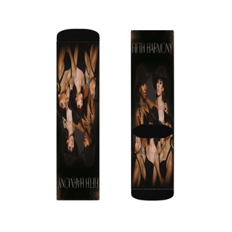 Fifth Harmony Arts Sublimation White Socks Polyester Unisex Regular Fit