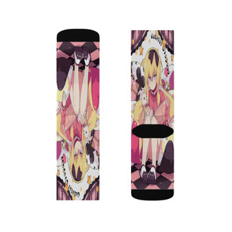 Gabriel Dropout Sublimation White Socks Polyester Unisex Regular Fit