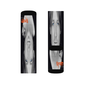 Keith Urban Sublimation White Socks Polyester Unisex Regular Fit