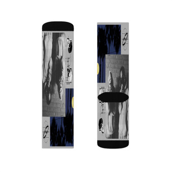 Sicideboys Best Sublimation White Socks Polyester Unisex Regular Fit