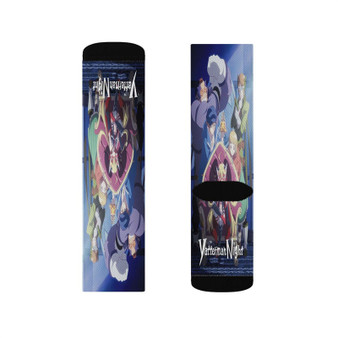 Yatterman Night Sublimation White Socks Polyester Unisex Regular Fit