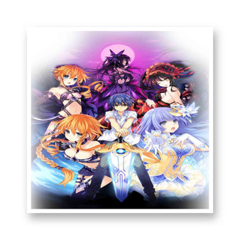 Date a Live Kiss-Cut Stickers White Transparent Vinyl Glossy