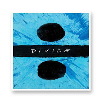 Ed Sheeran Divide Kiss-Cut Stickers White Transparent Vinyl Glossy