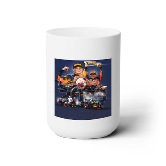 Max Verstappen Champion White Ceramic Mug 15oz With BPA Free