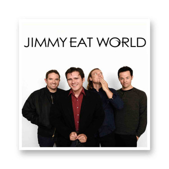 Jimmy Eat World Kiss-Cut Stickers White Transparent Vinyl Glossy